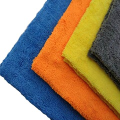 Thickened edgeless high and low nap towel, water-absorbent waxed crystal-plated car wash towel, not easy to leave marks, car wiping rag wholesale