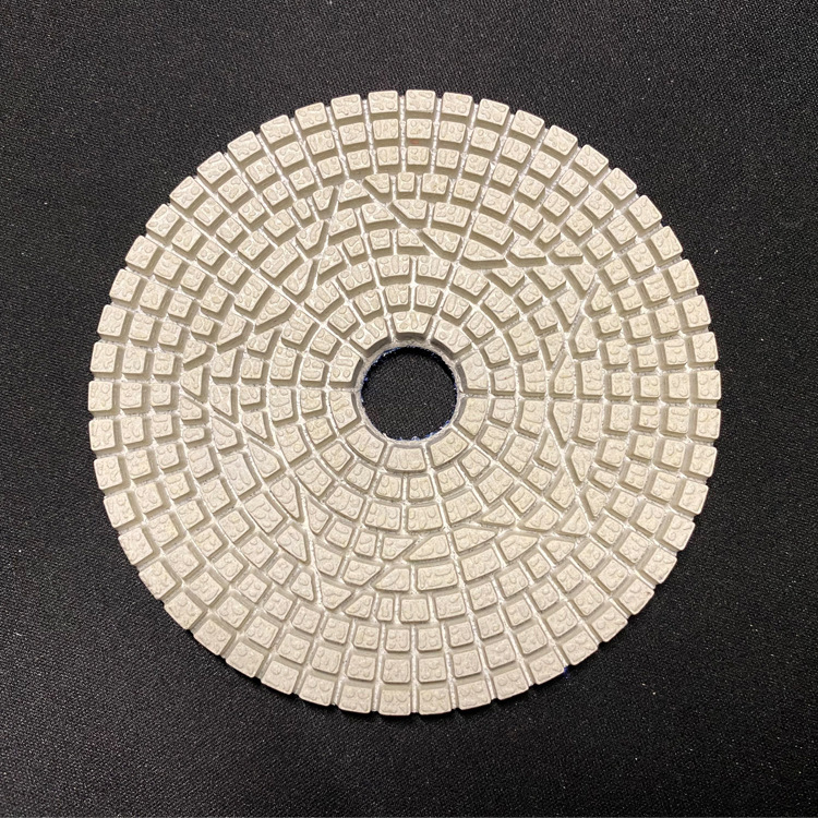 干湿两用可弯曲金刚石三步磨片3寸/4寸大理石花岗岩打磨抛光翻新