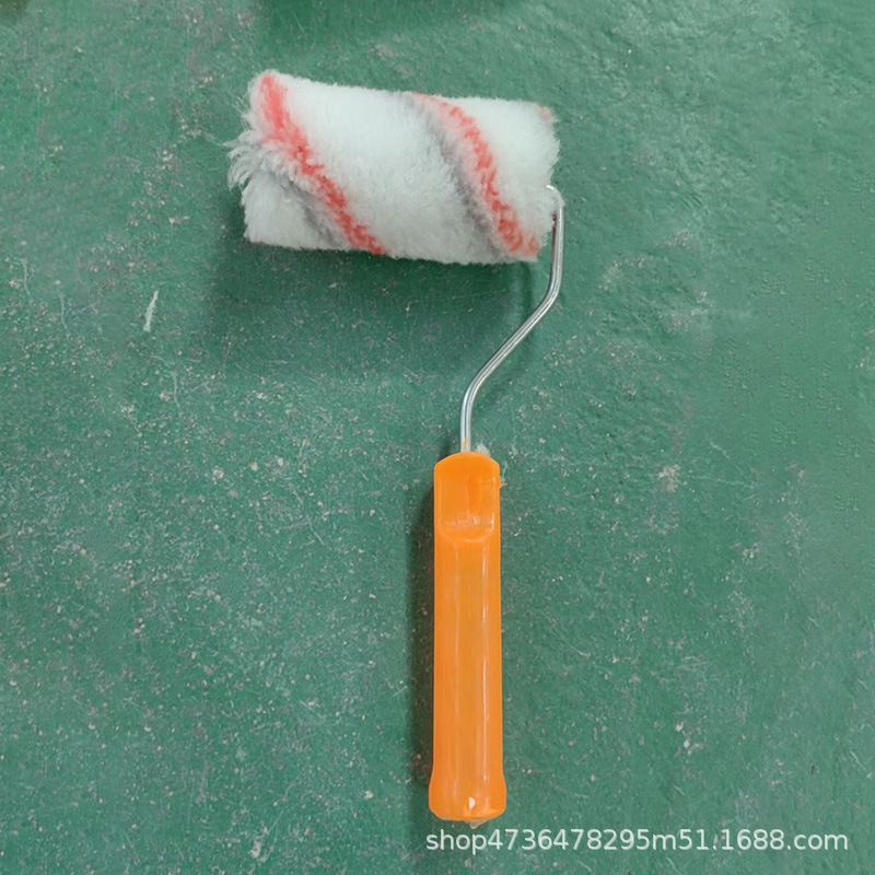 4 pulgadas 5 pulgadas 6 pulgadas 8 pulgadas 10 pulgadas cepillo de rodillos de banda roja gris cepillo de rodillos de tela de poliéster cepillo de rodillos de pintura de pared cepillo de rodillos de piso