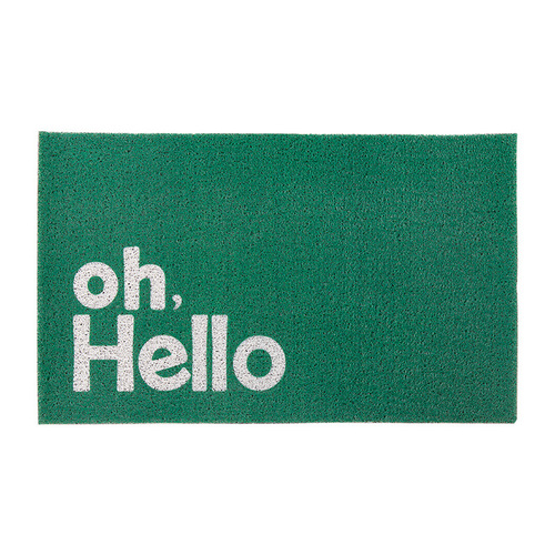 Rectangular entrance door mats Welcome to the foyer wire loop PVC anti-slip bottom back unit door rub soil carpet