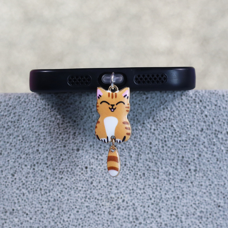 カスタマイズされたかわいい携帯電話防塵プラグプラグチャーム充電ポートダストキャップ携帯電話ペンダント卸売|undefined