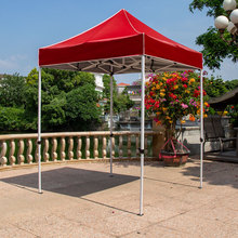 户外四角帐篷遮阳棚摆摊折叠伸缩四脚地摊伞2X2M四方防雨伸缩式