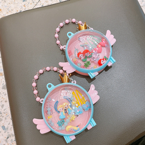 Children's Day Gift Little Girl Jewelry Necklace Set Box Baby Birthday Gift 3-7 Princess Accessories Jewelry