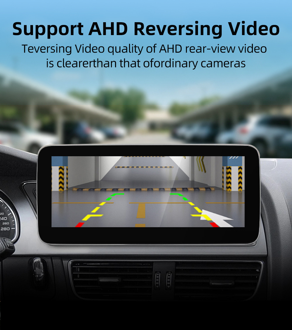 Suitable for Audi A4 A5 B8 Android car DVD navigation all-in-one machine with wireless Carplay and large screen playback