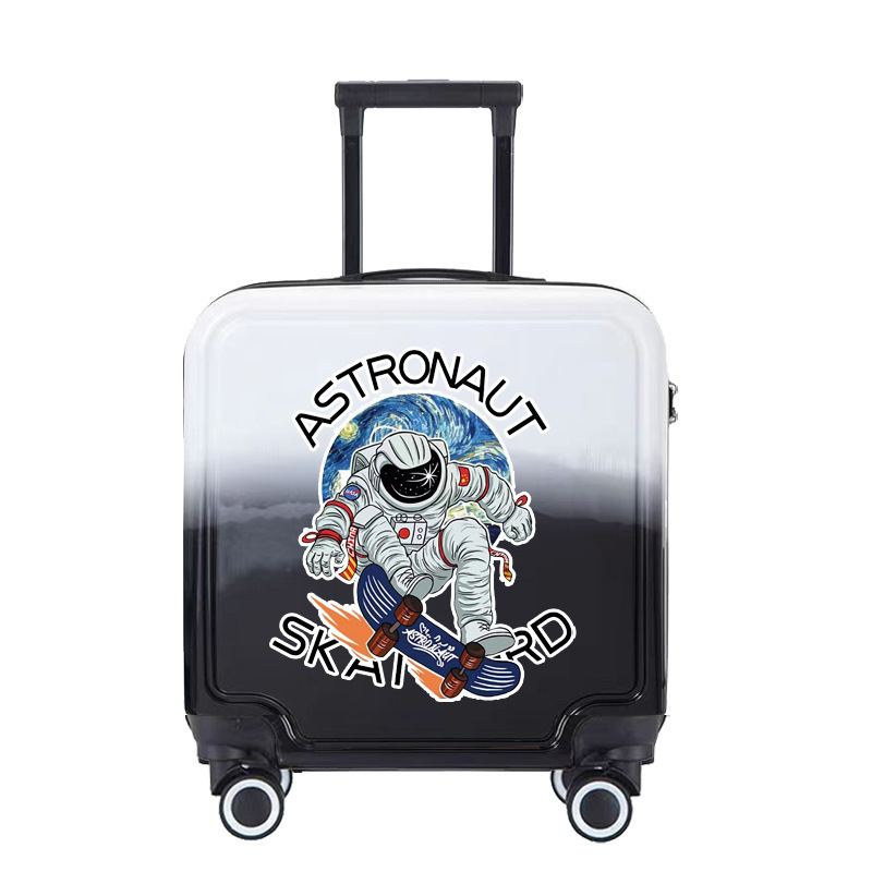 흑인과 백인 그라디언트 우주 비행사