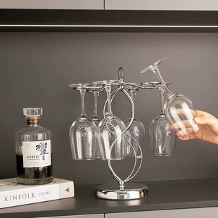 Upside-Down Wine Glass Rack Iron Hanging Cup Rack Iron Creative Frame Cocktail Rack Bracket Electroplating Creative Storage