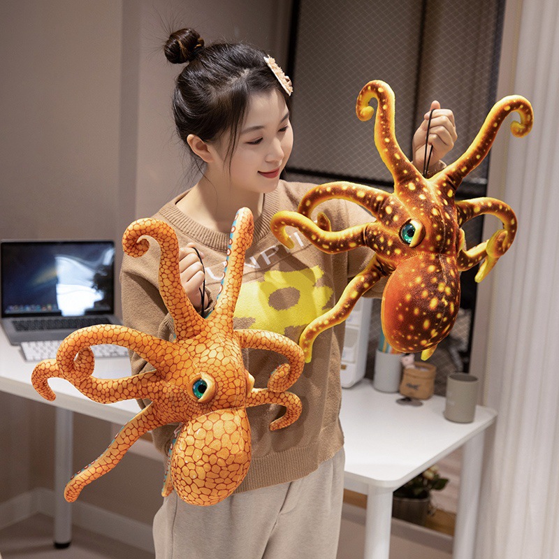 仿真八爪鱼公仔章鱼毛绒玩具同款抱枕创意海洋生物