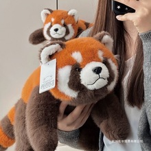 可爱动物园小浣熊公仔毛绒玩具仿真玩偶动物园纪念品儿童礼物网红