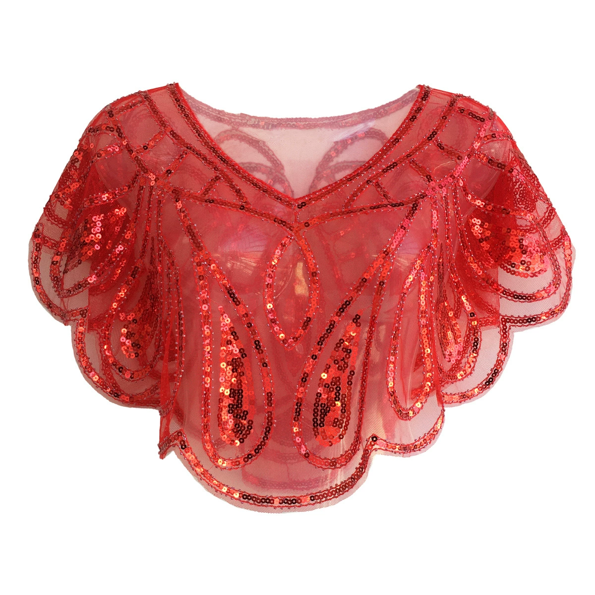 Вечернее платье, ретро плащ, ногти sequins, (перекрестная торговля)