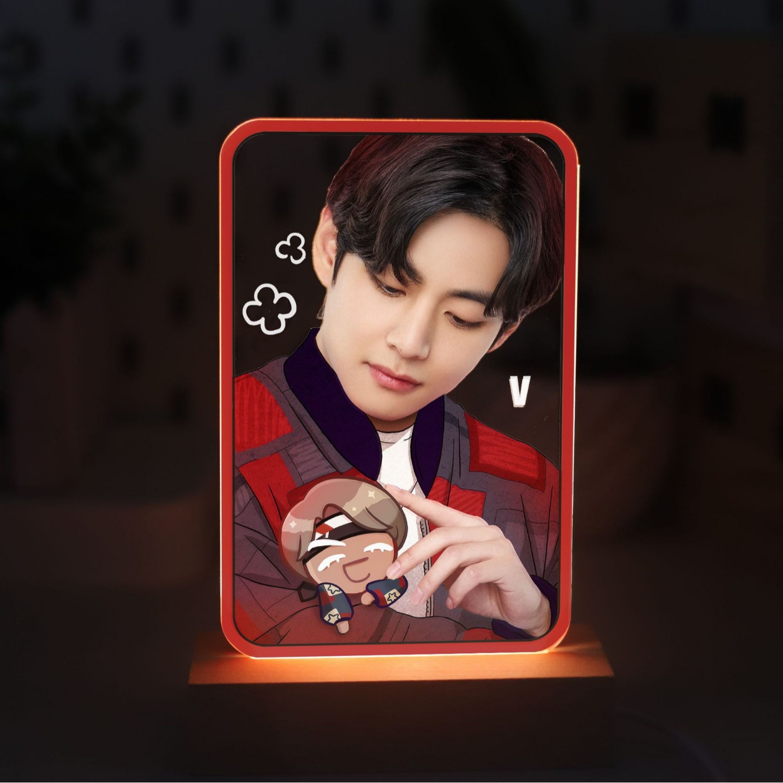 BTS style wooden nightlight Jin Taheng Jin Sujeon Taeil Park Jimin 023