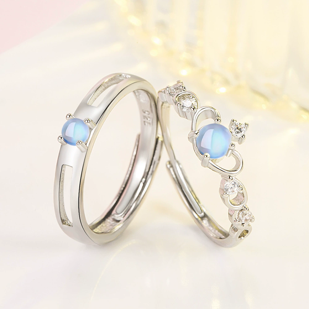 Tmall, one size ring for men and women for beloved, moonstone