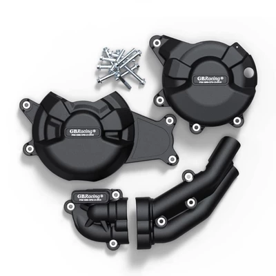 Suitable for Yamaha Mt-07 Xsr700 Fz-07 14-24 Models Modified Engine Anti-Fall Protective Cover Side Cover (Motosiklet ləvazimatları və aksesuarları) - black-suit
