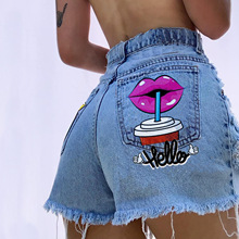 2601*����ѷ�羳�Ը�Ůװŷ��INS ʱ���ƶ�ţ�ж̿�Denim shorts