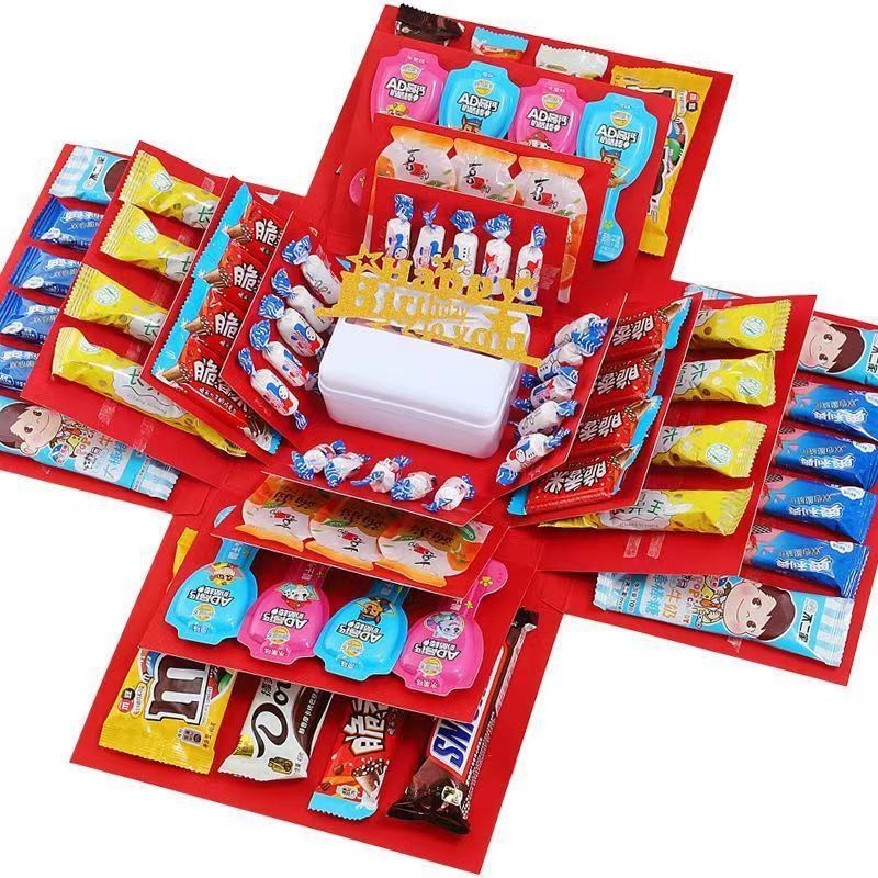 インターネットセレブの誕生日サプライズマネーバーストボックス、夫、両親、男の子、女の子、子供の誕生日ギフトボックス用|undefined