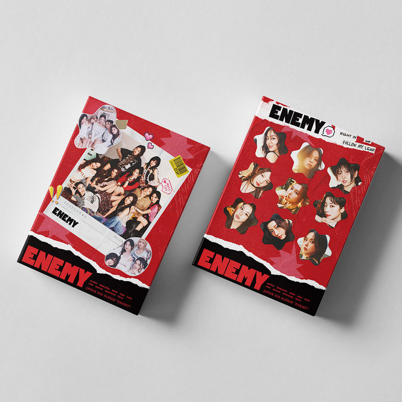 Kpop Twice小卡 韩流6TH Album ENEMY高颜值女团照片卡ins55张|undefined