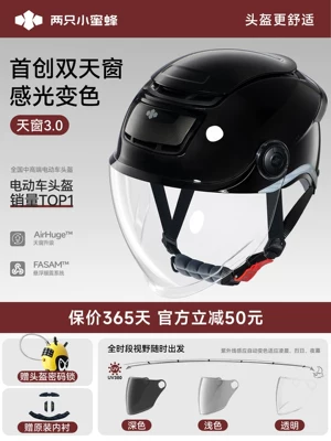 Motosiklet kaskı (dəbilqə), Motorcycle Helmets for Men and Women - 30-summer-edition-photochromic-long-lens-uv-blockage-99-obsidian-black-one-size-fits-all-54-62cm-head-circumference-knob-adjustable