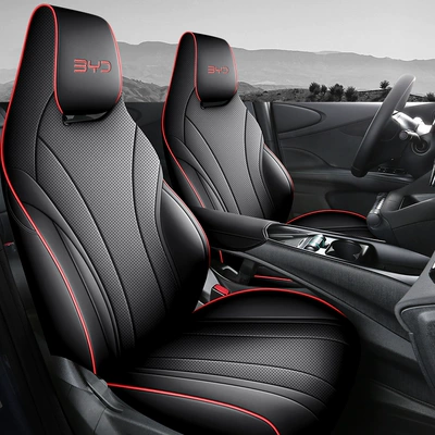 Four Seasons Pad Seat Cover Four Seasons Wear-resistant - black-and-red-standard-version-ckx-dolphin