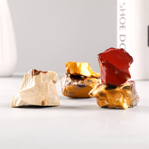 Dinosaur egg stone crystal raw material Geometric-shaped incense stone diffuser gravel Fish tank flower pot decoration stone