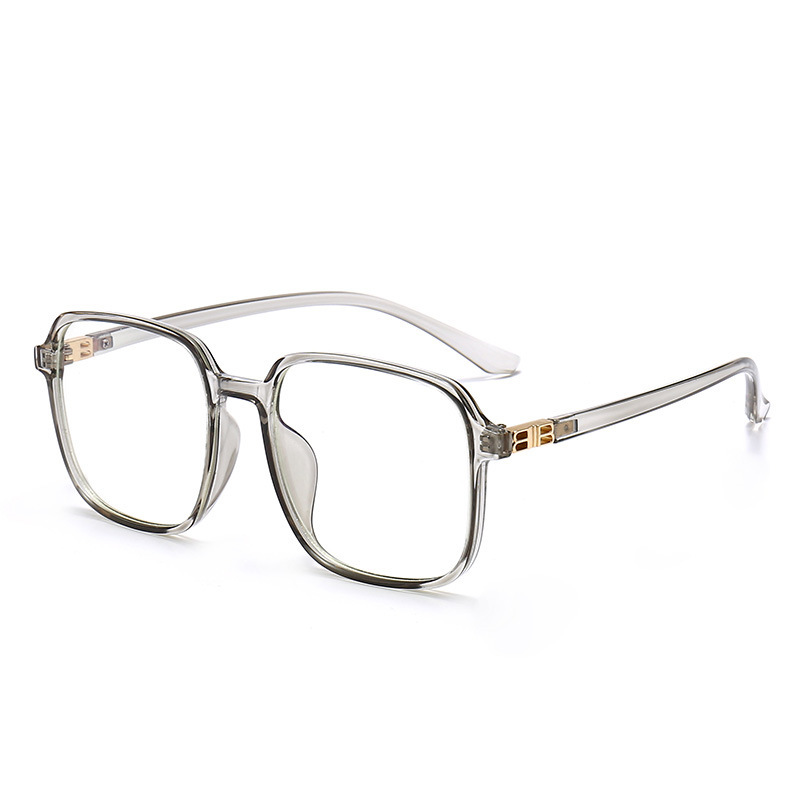 Veelzijdig minimalistisch TR90 Classic anti-blauwlicht zwart brillenmontuur voor woon-werkverkeer en dagelijks gebruik, universeel B-type internetstijl montuur._voghion.com