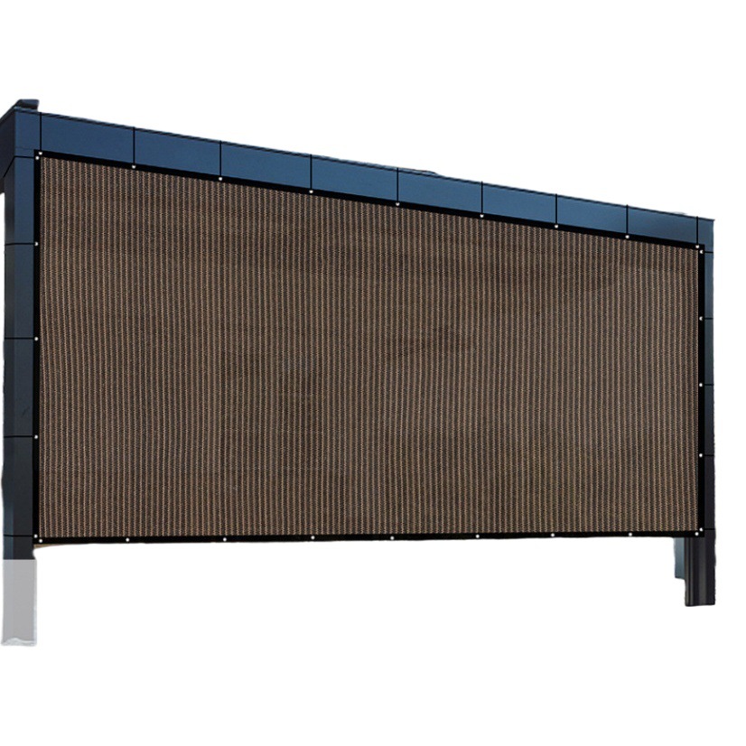 Fábrica de pelo directo, balcón beige transfronterizo, cerca de red, red de privacidad, red de protección solar engrosada, protección solar, aislamiento al aire libre