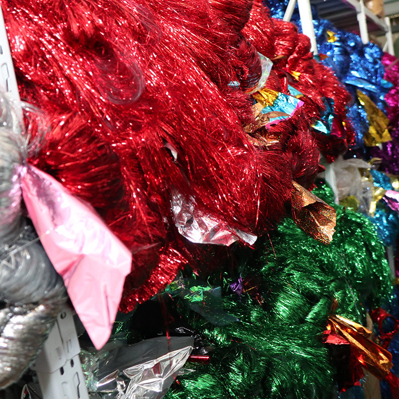 1mm metal brillante hilo 8g / paquete cosméticos embalaje de joyería relleno de joyería caja de boda relleno de hilo