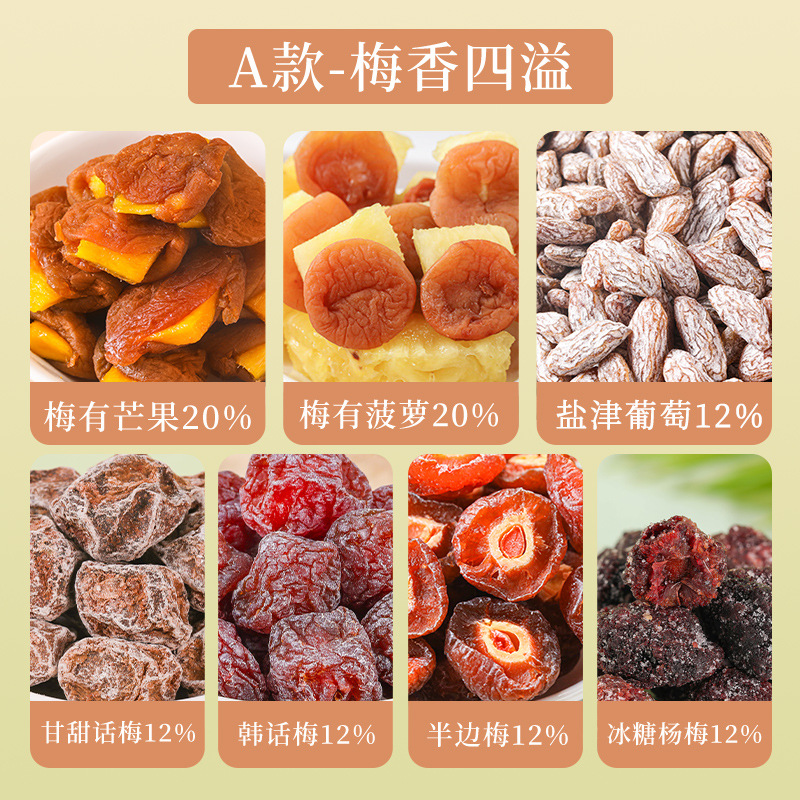 [6종] 매실믹스 250g*1봉 [반매실+락슈가베이베리+매실]