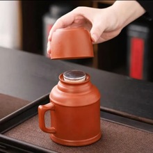 陶瓷壶原矿紫砂小暖壶马克杯水杯户外大容量泡茶焖茶杯家用泡水杯