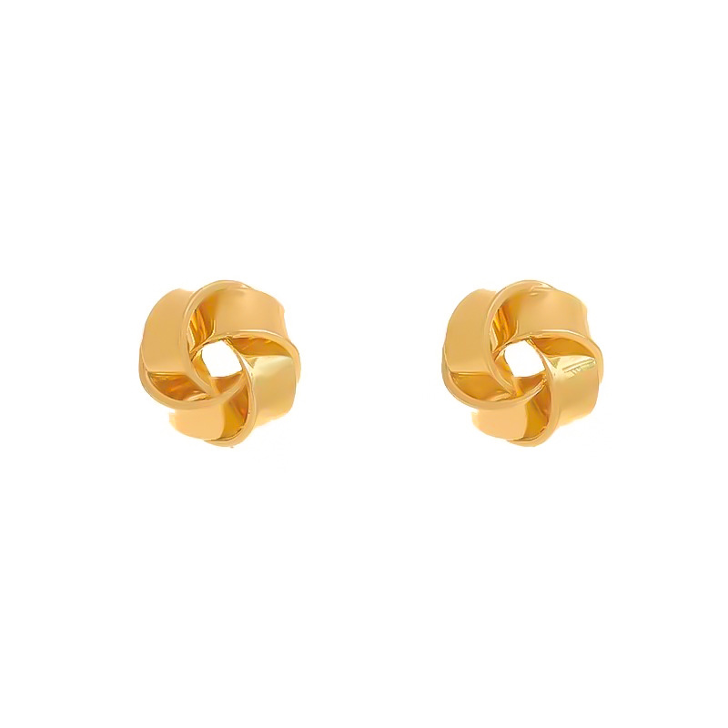 Geometric fashionable retro design earrings