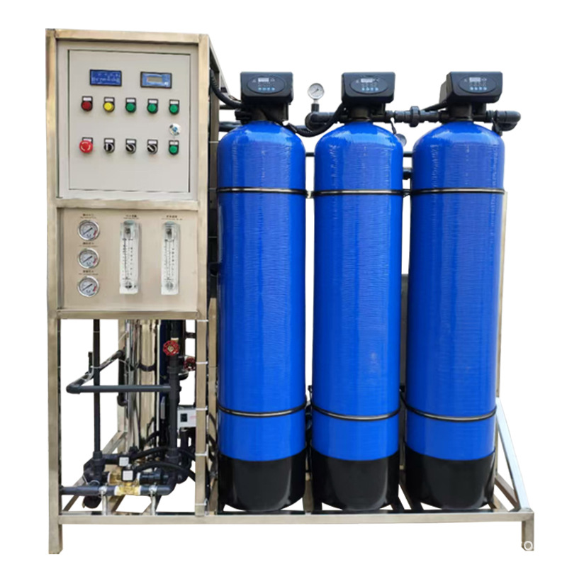 Procesamiento personalizado industrial gran RO equipo de ósmosis inversa equipo de tratamiento de agua equipo de filtración de agua pura tanque de acero inoxidable