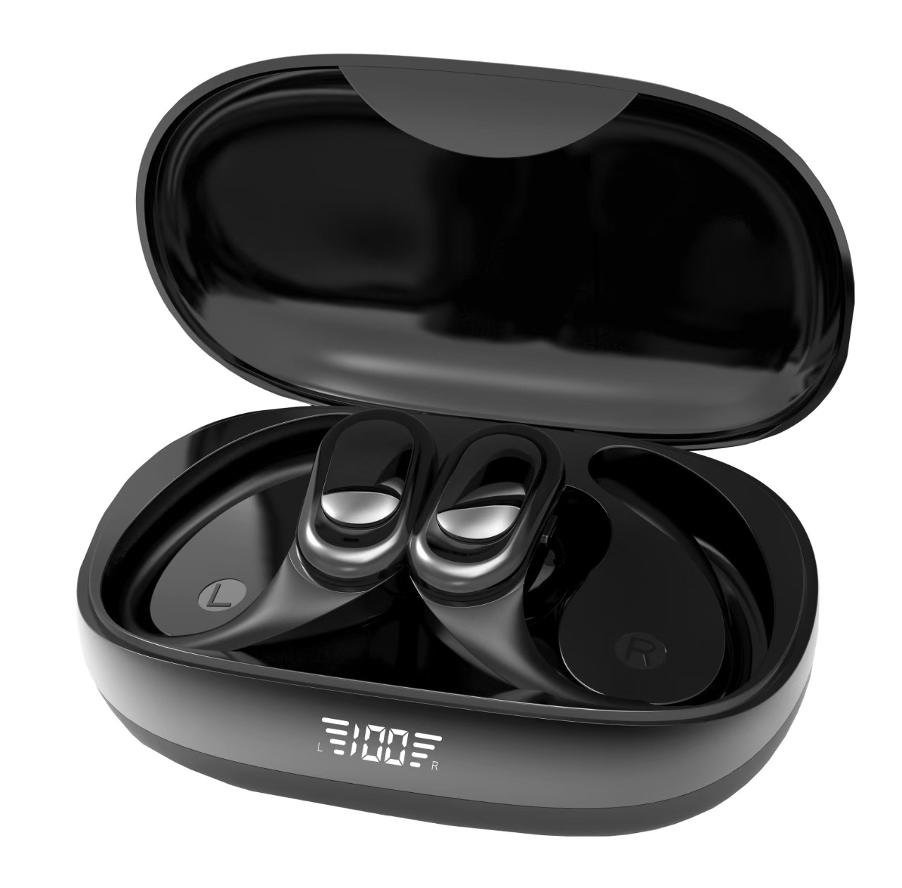 Transfronterizo caliente T17 auricular Bluetooth inalámbrico TWS oído-montado deportes impermeable auriculares Bluetooth 5,3 Suministro directo de fábrica