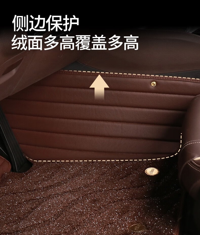 MYTOP Starry Sky Carpet 4008 Foot Mat Only Main Driving/Double Starry Sky/Multicolor Optional/