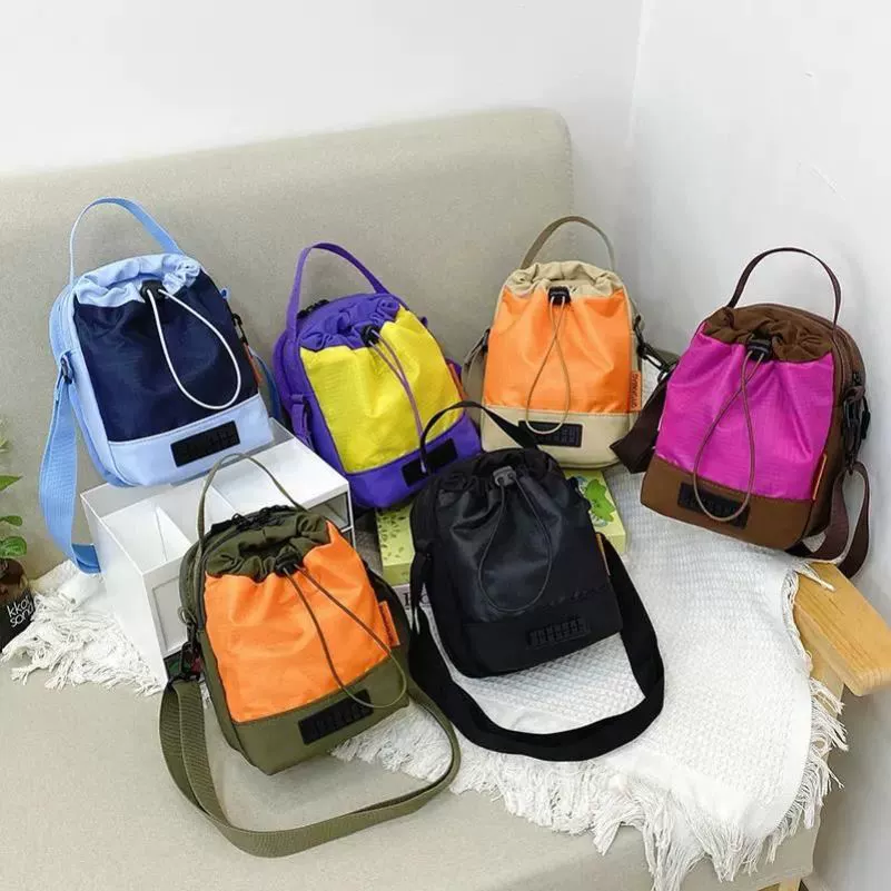 Весенне-летняя сумка для бутылки с допамином в японском стиле, компактная и легкая, рабочая одежда через плечо для путешествий, модный бренд для занятий спортом на открытом воздухе, полиэстер