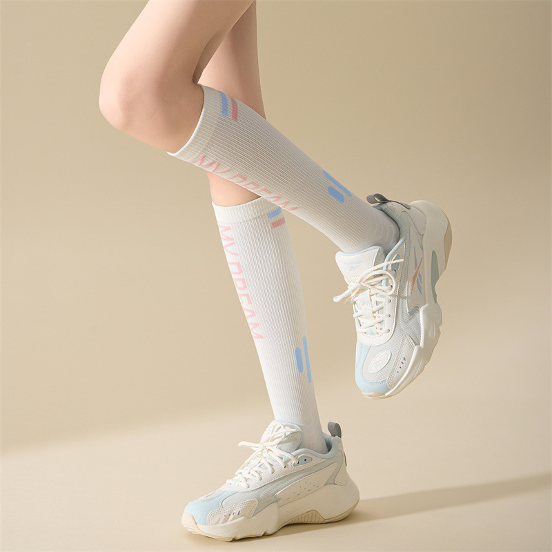Professional Sports Pressure Calf Socks for Women Tennis Badminton Yoga Fitness Running Pressurized Slimming Leg Compression Stockings
