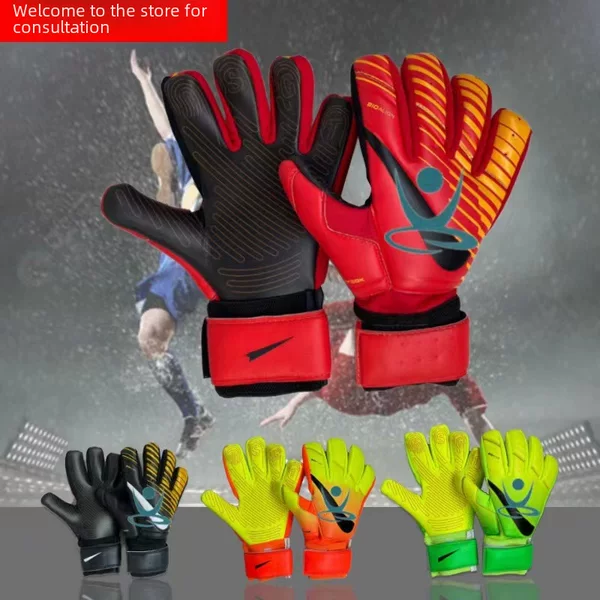 SGT Falcon goalkeeper gloves children students adult goalkeeper football equipment thickened anti-collision wear latex gloves