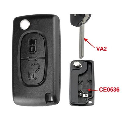 Hu83/Va2 Blank Ce0523/Ce0536 Remote – Car Keys - 2-key-ce0536-va2
