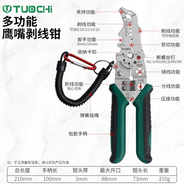 Eagle mouth multi -functional stripping clamp