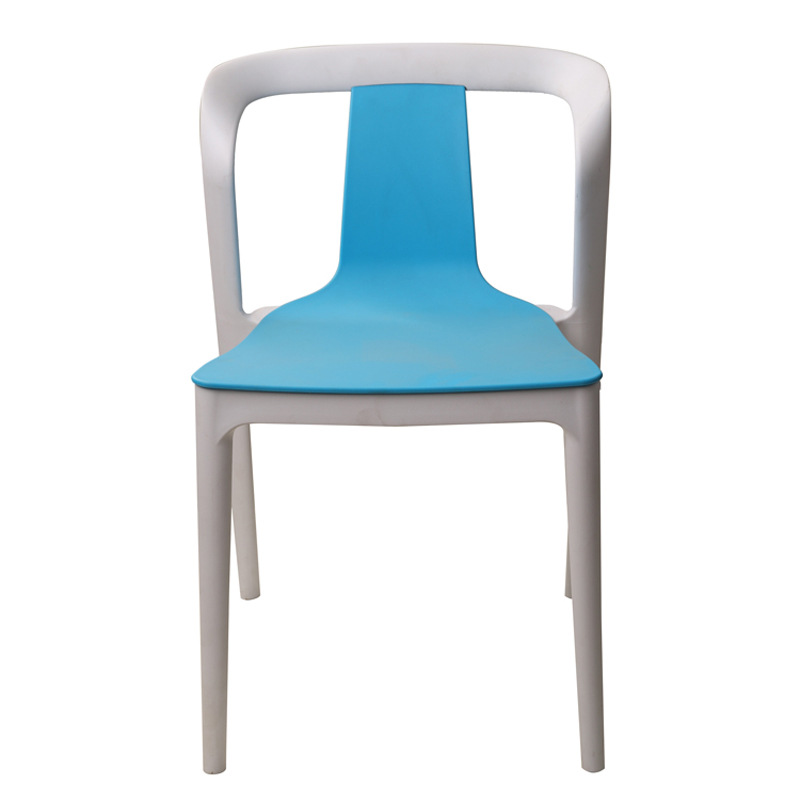 Sillas de plástico nórdico transfronterizas sillas de comedor sillas de comedor simple reposabrazos sillas de comedor taburetes apiladas image 6