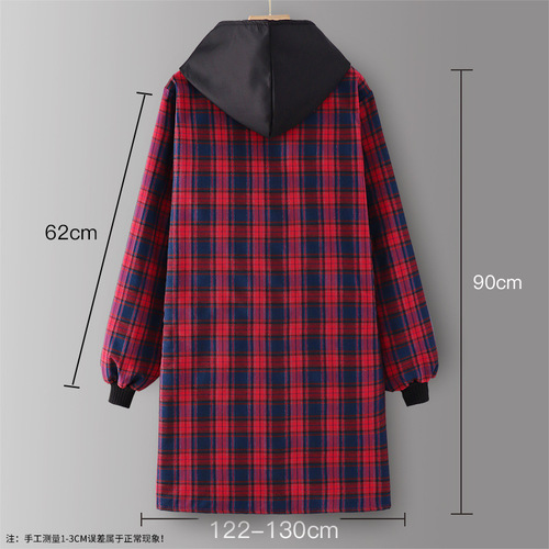 Men's Apron Kitchen Home Use New Model Work Coverall Autumn/Winter Women's Workwear Winter Fleece Thickened Korean Style