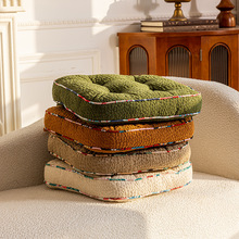 中古风坐垫椅子椅垫加厚久坐不累学生宿舍客厅餐桌凳子垫子屁垫