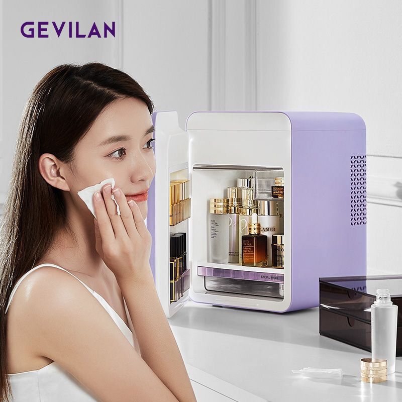 GEVILAN GE LAN 메이크업 냉장고 냉장 스킨 케어 제품 저장 가열 마스크 일정한 온도 보존