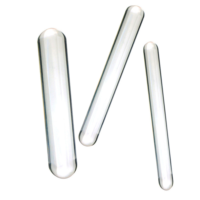 Crystal Glass Anal Plug Rod, 23 cm Dual-End Wand for Anal and Vaginal Play, Clear — detail image 5