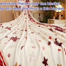 S 79216 Fleece Double Blanket �ӽq���m�q�p���w̺�羳���Q