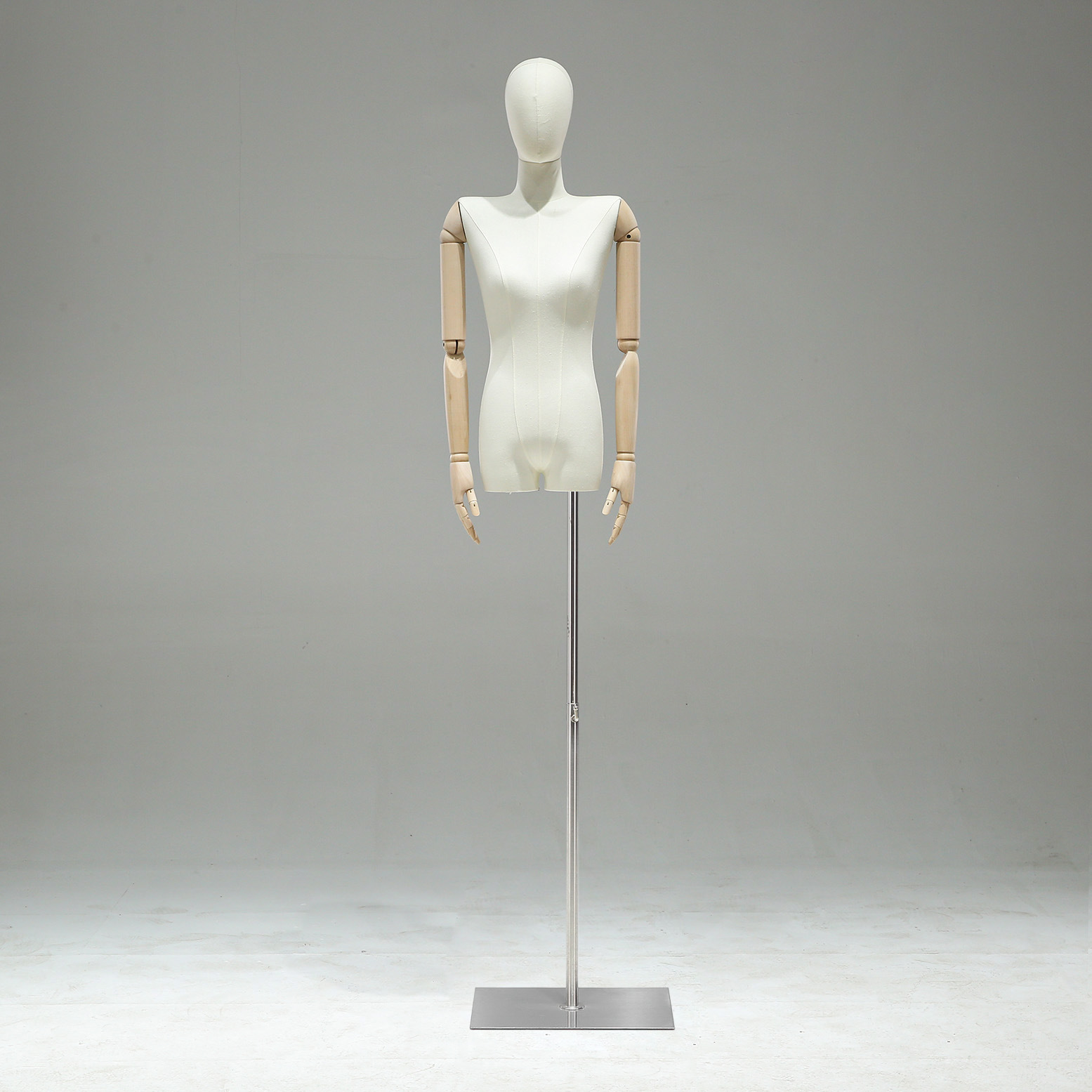 Tienda de ropa coreana colgante de hombro plano modelo de mano accesorios ventanas de mujer y mujer mitad de cuerpo maniquí modelo de muñeca estante de exposición