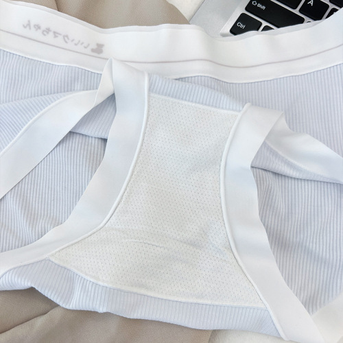 Modal cotton underwear women's seamless mid-waist 5A antibacterial cotton crotch Japanese girls' large size briefs
