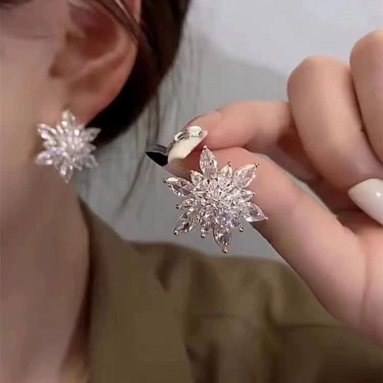 Серьги, цирконий, микроинкрустация