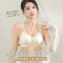 2025新款爆款内衣女小胸聚拢显大收副乳防下垂平胸专用上托文胸罩