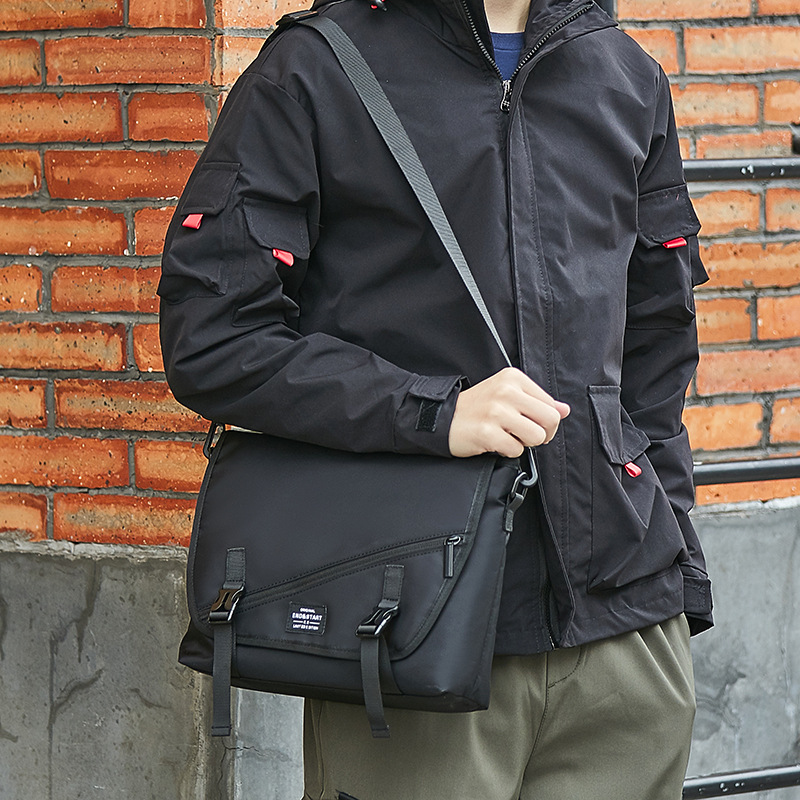 Cross Body Herrenmode Marke Arbeitskleidung Messenger Canvas Student Messenger Ins Rucksack Damen Casual Umhängetasche_voghion.com