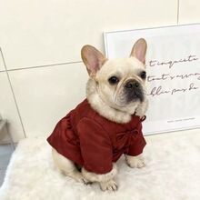 宠物冬季加绒加厚法斗恶霸保暖衣服狗狗泰迪比熊