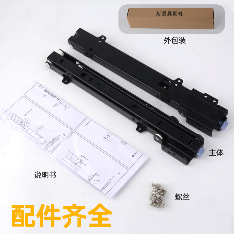 Buffer de suministro directo de fábrica Taburete plegable para cambiar zapatos Gabinete de zapatos Baño montado en la pared Taburete de zapatos Silla de entrada