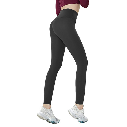 New Nudist Lulu Yoga Pants with Hidden Back Pockets, High-Waisted, No Embarrassing Lines, Tight Fitness Leggings for Women